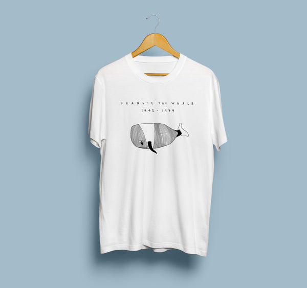 Frankie the Whale -  White Tshirt