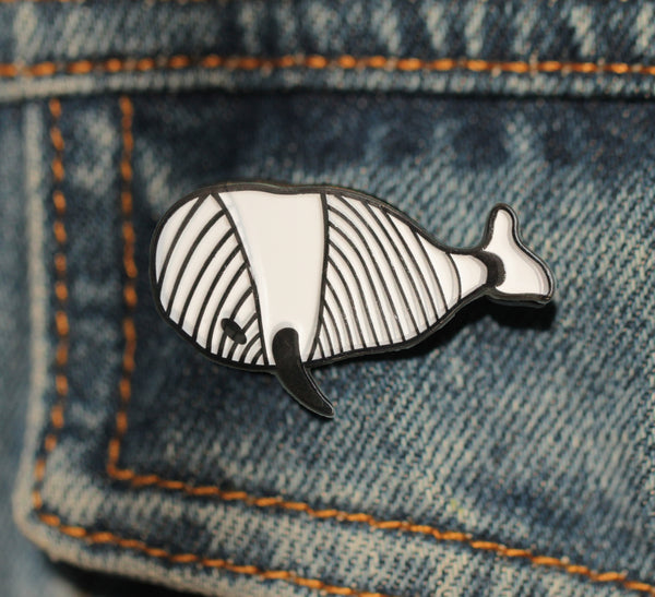 Frankie the Whale Pin