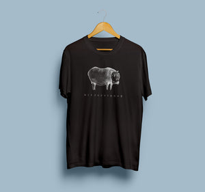 Hippopotamus - Black T-shirt